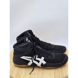 Asics Black and Wresting Athletic Shoes